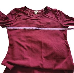 Bozzolo size 2X Color: Burgundy